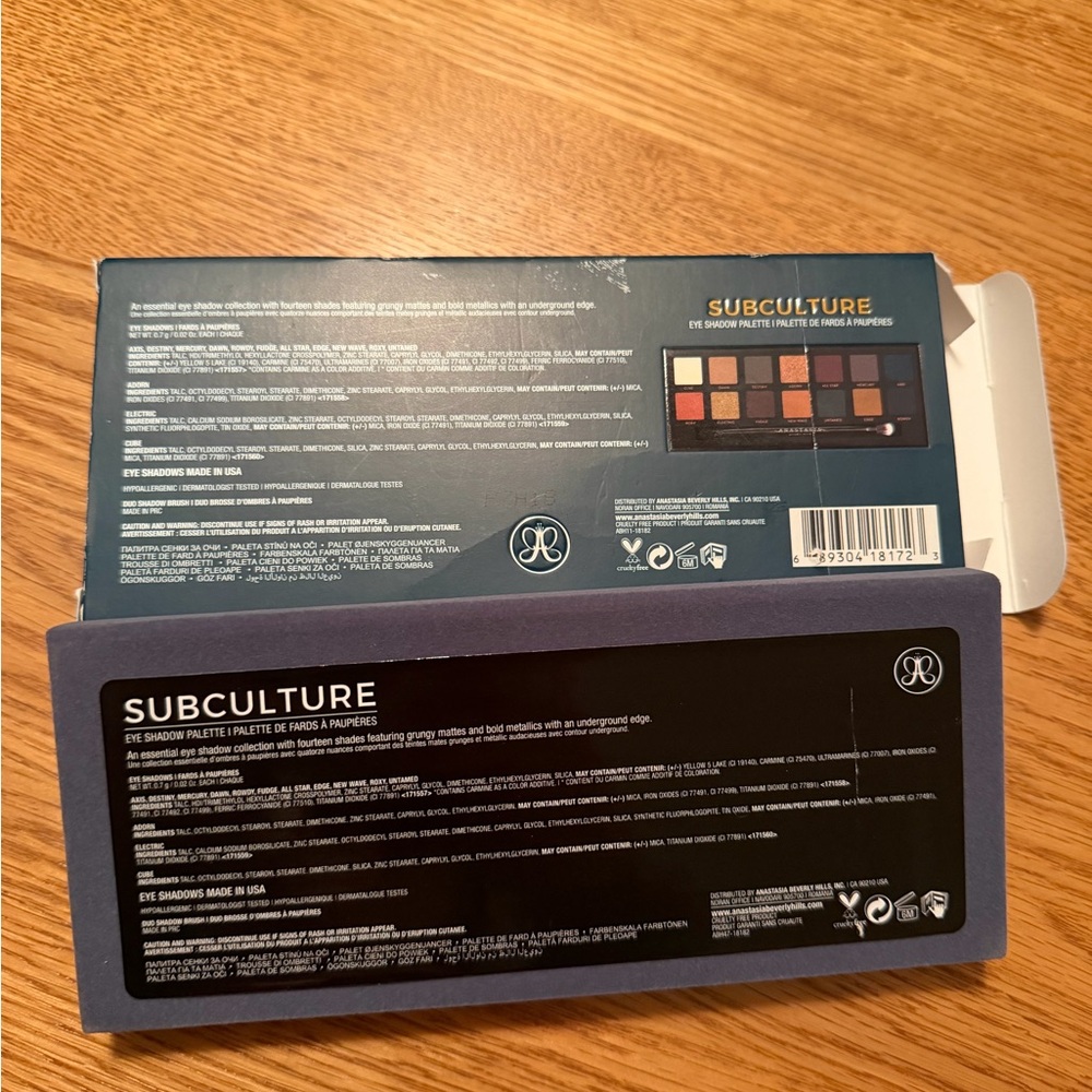 Anastasia Subculture Eyeshadow Palette - Blue and Gold - Picture 3 of 3